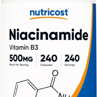 Nutricost (Vitamin B3) 500mg 240 Count 240 Ser