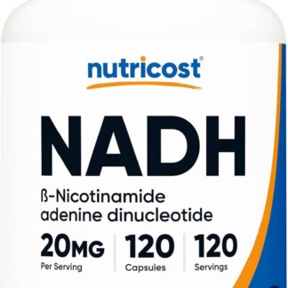 Nutricost NADH 20mg 120 Count 120 Ser