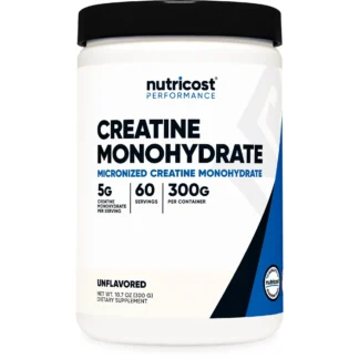 Nutricost Creatine Monohydrate 300g 60 Ser Unflavored**OFERTA**