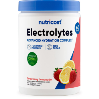 Nutricost Electrolytes Complex Powder Strawberry Lemonade 60srv