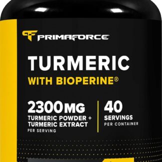 Primaforce Turmeric With Bioperine 120 Count 2300mg Por Servicio 40 Ser