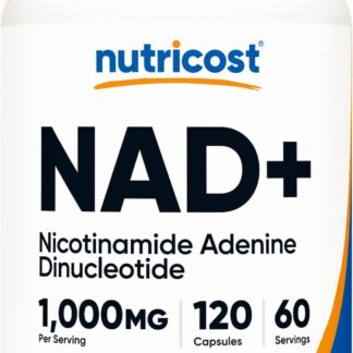 Nutricost NAD+ 500mg 120 Count 1000mg 60 Ser