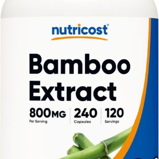 Nutricost Bamboo Extract 240 Capsules 800mg Per Serv 120 Ser