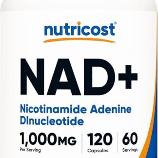 Nutricost NAD+ 1000mg 60 Count 30 Ser