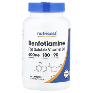 Nutricost Benfotiamine (600 mg) 180 Capsules - 90 Servings
