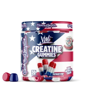 VMI Sports Creatine Gummies 30 ser Patriot Pop 150ct