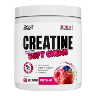 Nutrex Research Creatine Soft Chews Berry Blast 60ct