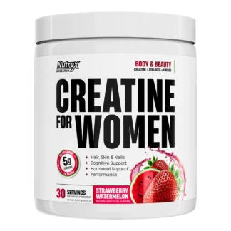 Nutrex Research Creatine for Women Booty & Beauty – Strawberry Watermelon 30 Servings