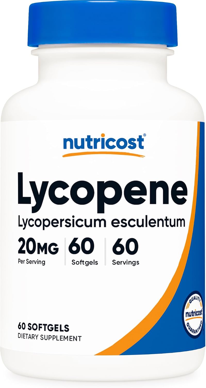 Nutricost - Licopeno - 60 Capsulas - 60 Servicios - 20mg por Servicio