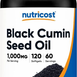 Nutricost Black Seed Oil (Cumin) 1000mg, 120 Softgels, 60 Ser