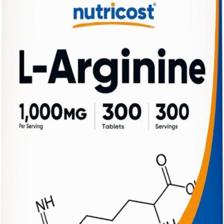 Nutricost L-Arginine 1000mg 300 Tabs 300 Ser