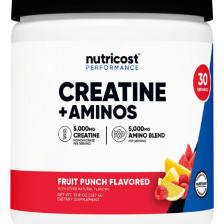 Nutricost Creatine and Aminos 387gr Fruit Punch 30 Ser
