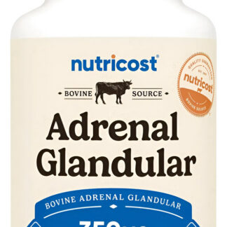 Nutricost Adrenal Glandular (350mg) 90 Caps Bovine Adrenal Cortex 90 ser