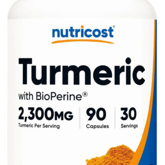 Nutricost Turmeric with BioPerine 2300 mg 90 Caps 30 Ser