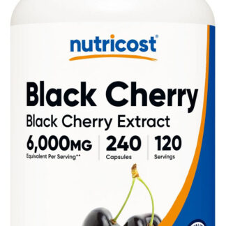 Nutricost Black Cherry Extract 6000mg 240 Caps 120 Ser