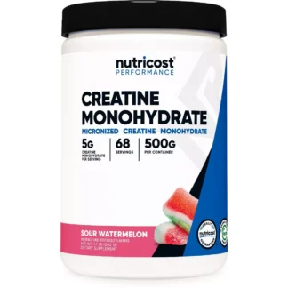 Nutricost Micronized Creatine Monohydrate Sour Watermelon 500g 68 Ser