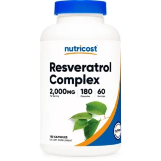 Nutricost Resveratrol Complex 2000mg 180 Capsules 60 Ser